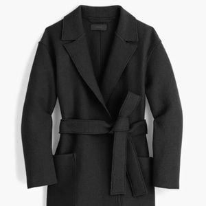 J.Crew Boiled Wool Jacket XS Black